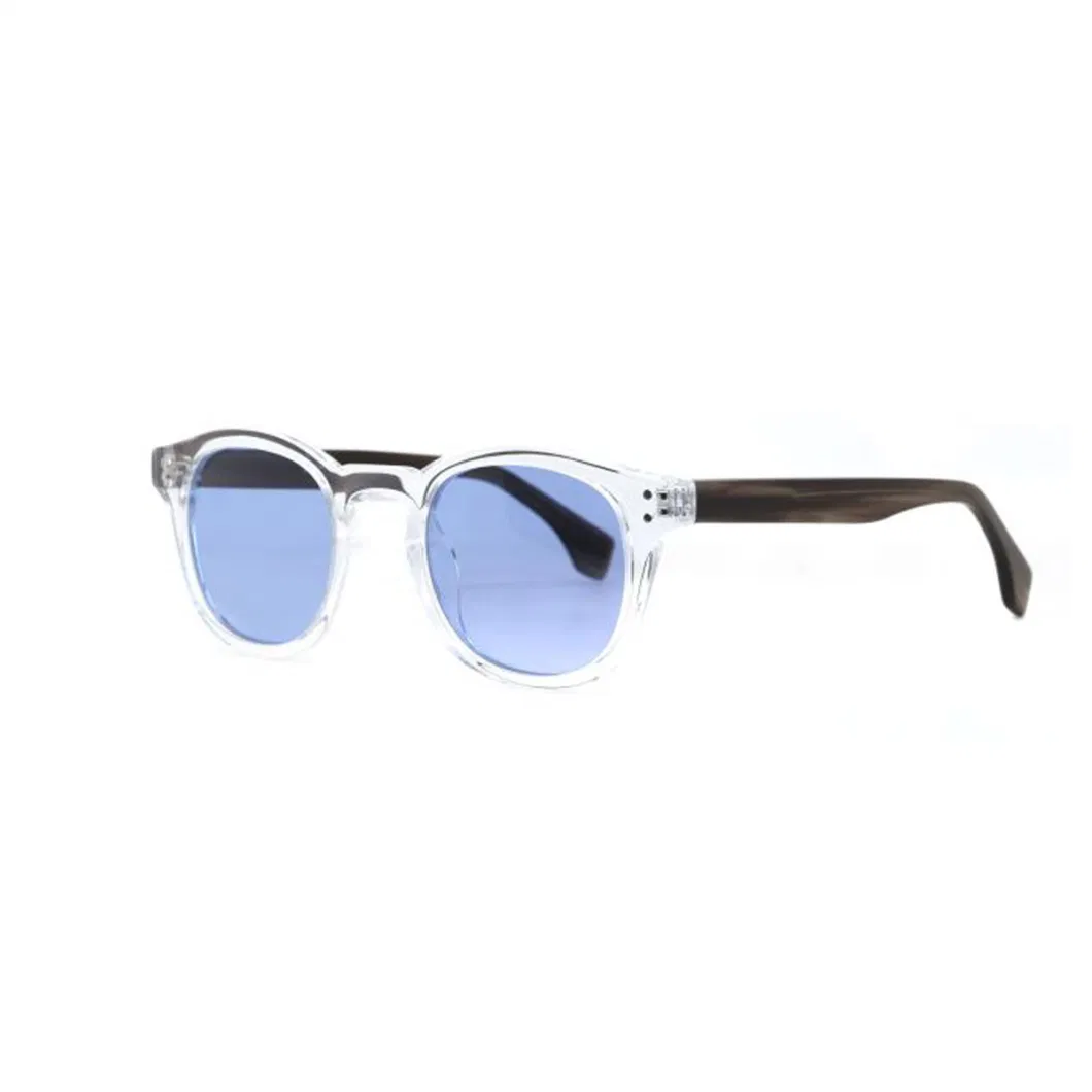 Hot Sale for Unisex Sunglass Retro Round Injection Acetate Polarized Sunglasses