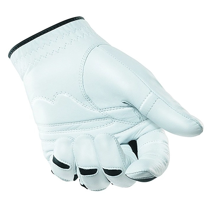 Promotional Custom Men Women Stablegrip White Durable Genuine Cabretta Leather Golf Gloves