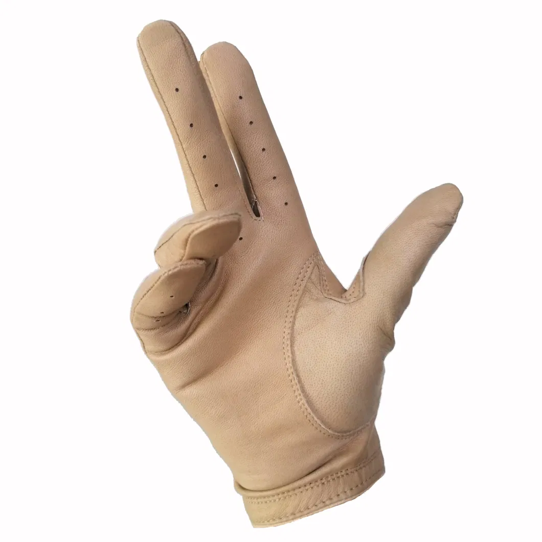 Hot Sales Full Finger The Men Women Golf Glove Cabretta Leather