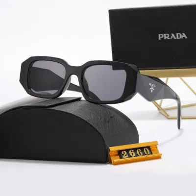 Heißer Verkauf Luxus-Designer-Sonnenbrillen der Marke Prada′ S Symbole Sonnenbrillen